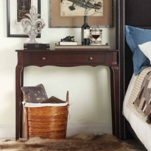 Weston Home Catalpa Console Table, Brown