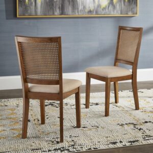Weston Home Dining Chair, Set of 2, Oak