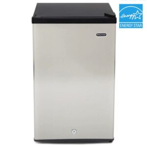 Whynter 3.0 cu. ft. Energy Star Upright Freezer with Lock – Stainless Steel (Cuf-301SS)