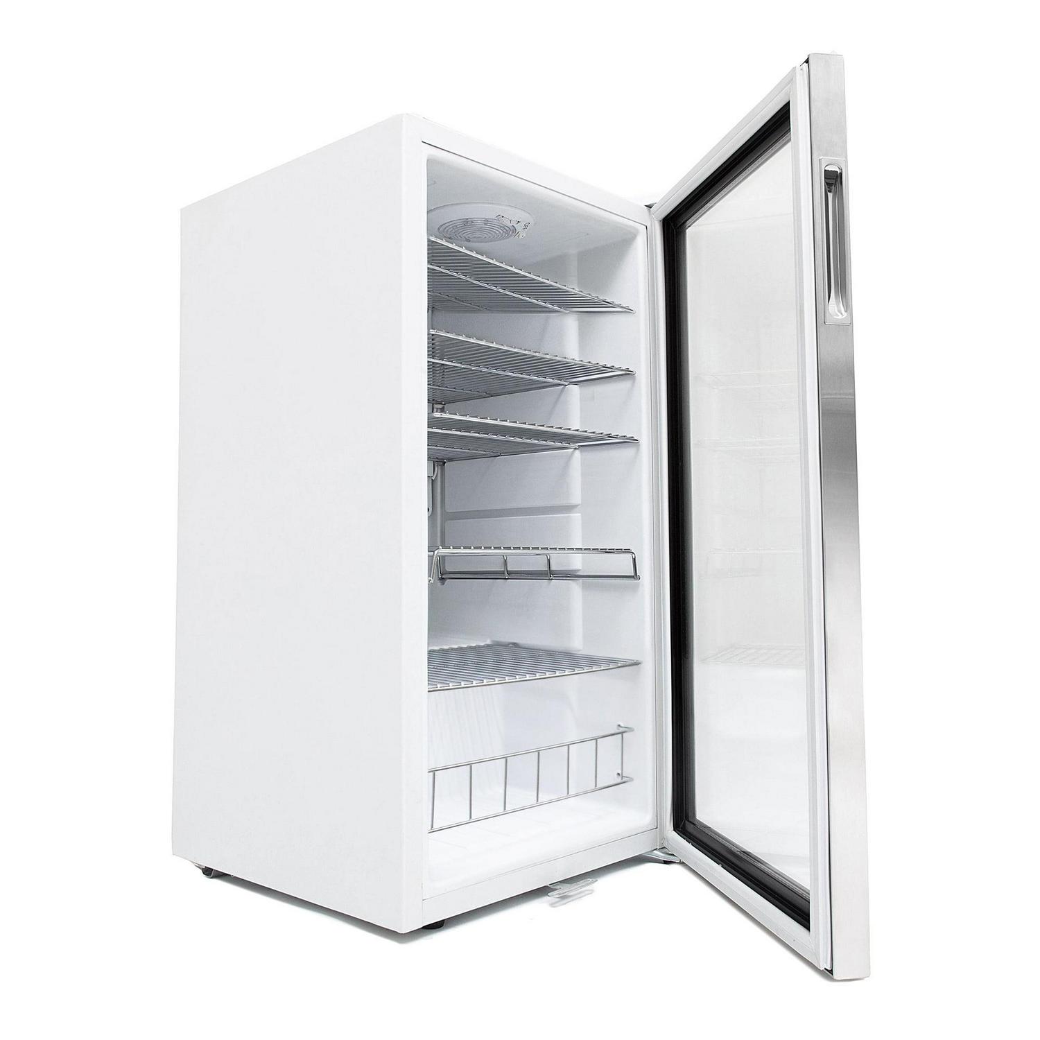 Whynter 3.3 Cubic Foot Beverage Center Fridge with Lock Stainless Steel - Image 4