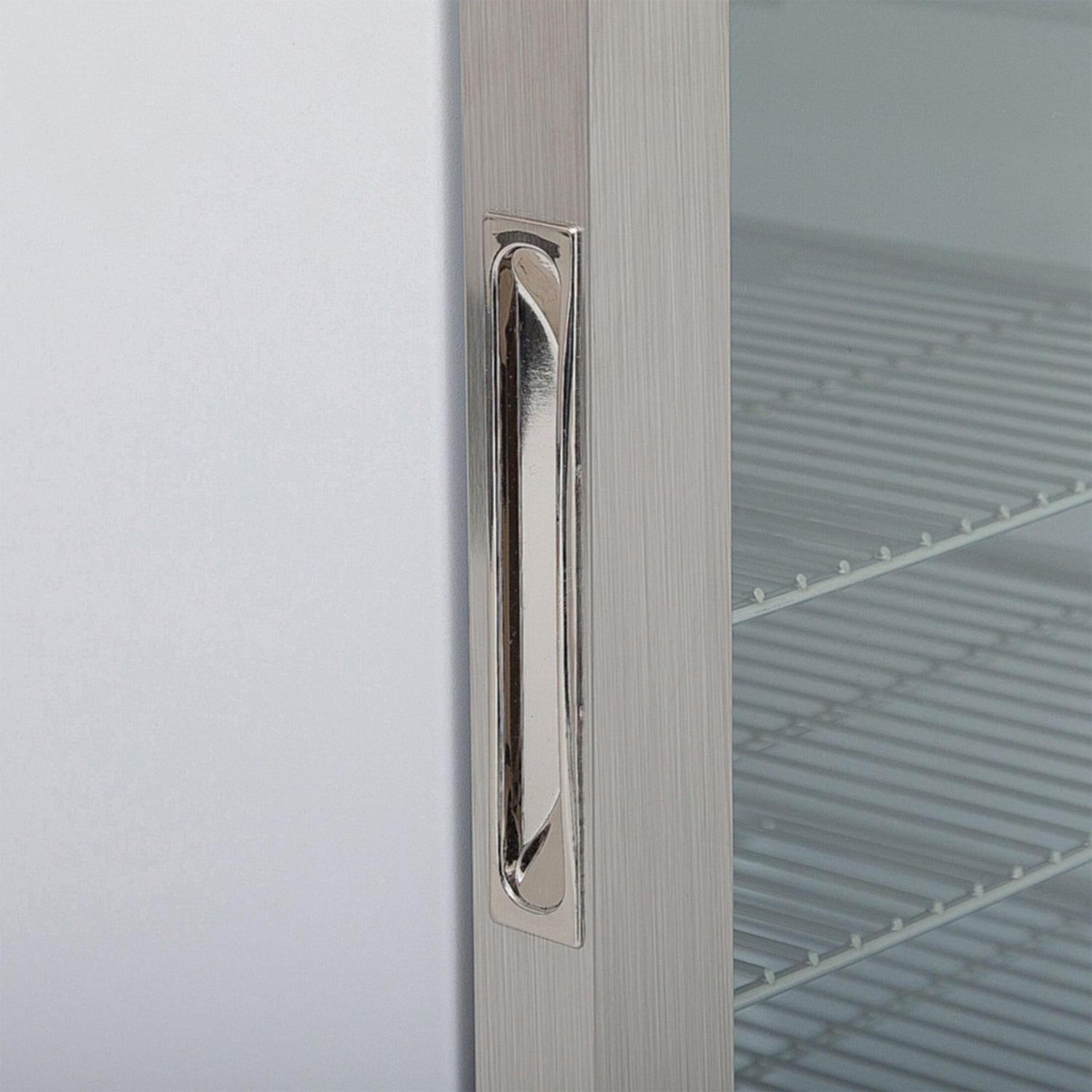 Whynter 3.3 Cubic Foot Beverage Center Fridge with Lock Stainless Steel - Image 7