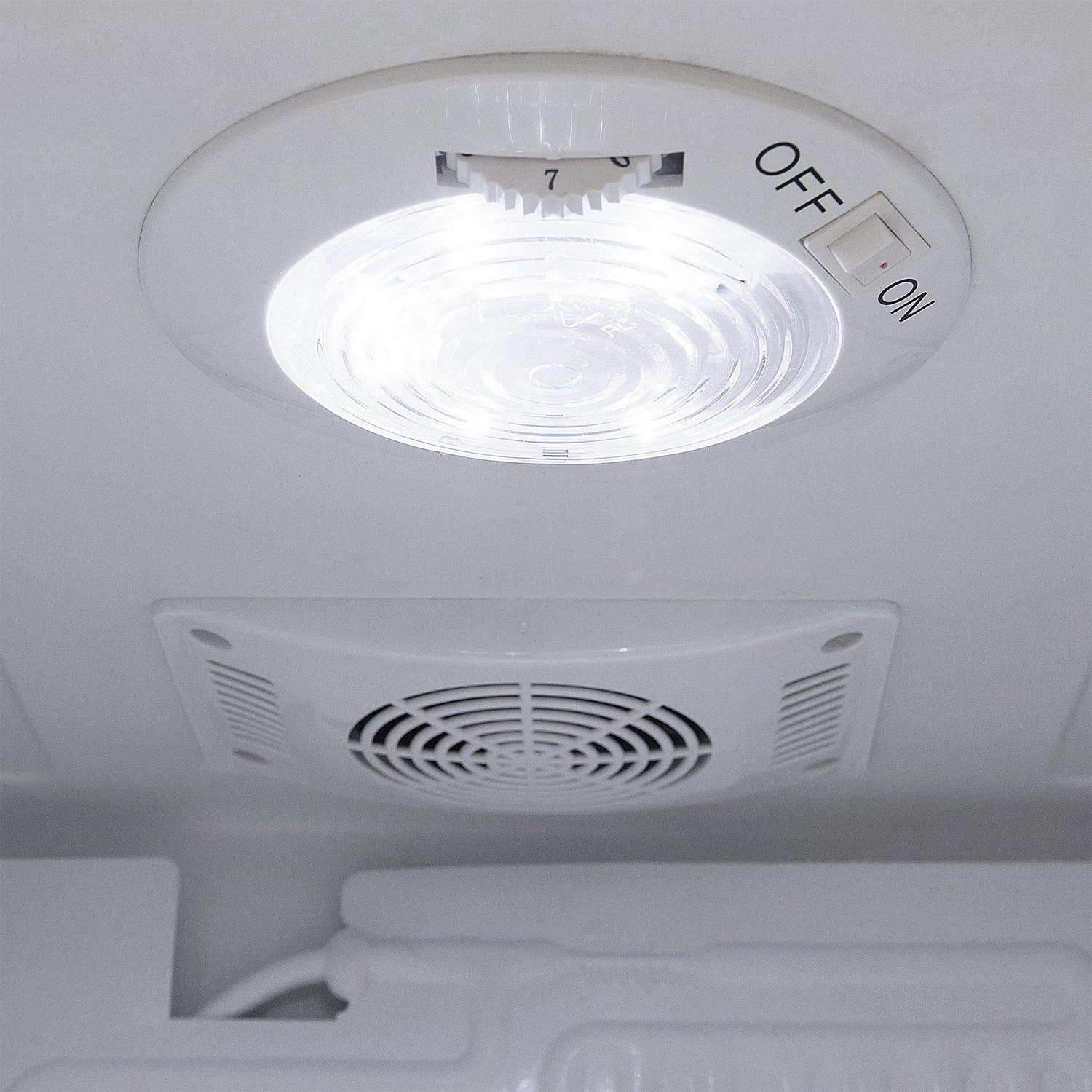 Whynter 3.3 Cubic Foot Beverage Center Fridge with Lock Stainless Steel - Image 8