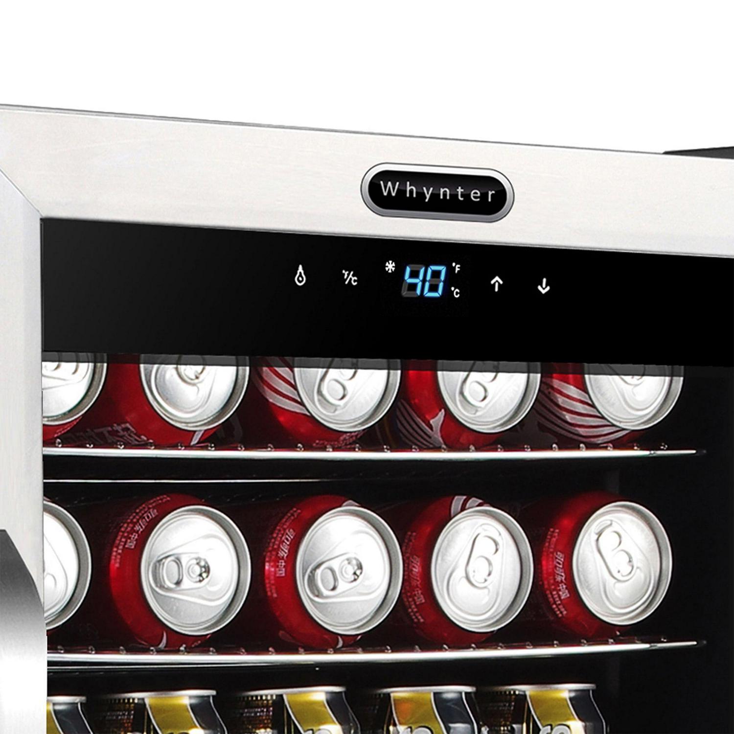 Whynter 136 Can Stainless Steel Refrigerator Beverage Center BR-1211DS - Image 9
