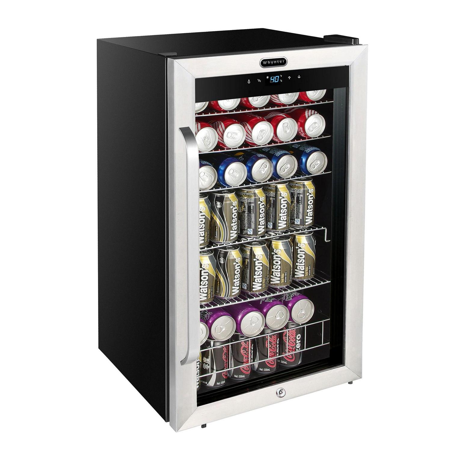 Whynter 136 Can Stainless Steel Refrigerator Beverage Center BR-1211DS - Image 8