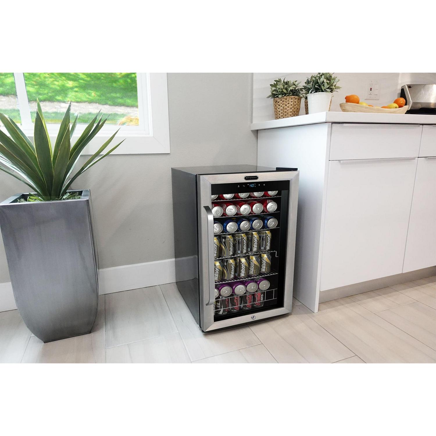 Whynter 136 Can Stainless Steel Refrigerator Beverage Center BR-1211DS - Image 11