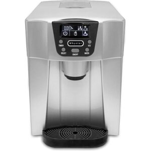 Whynter Direct Connection Countertop Ice Maker, Water Dispenser, Silver