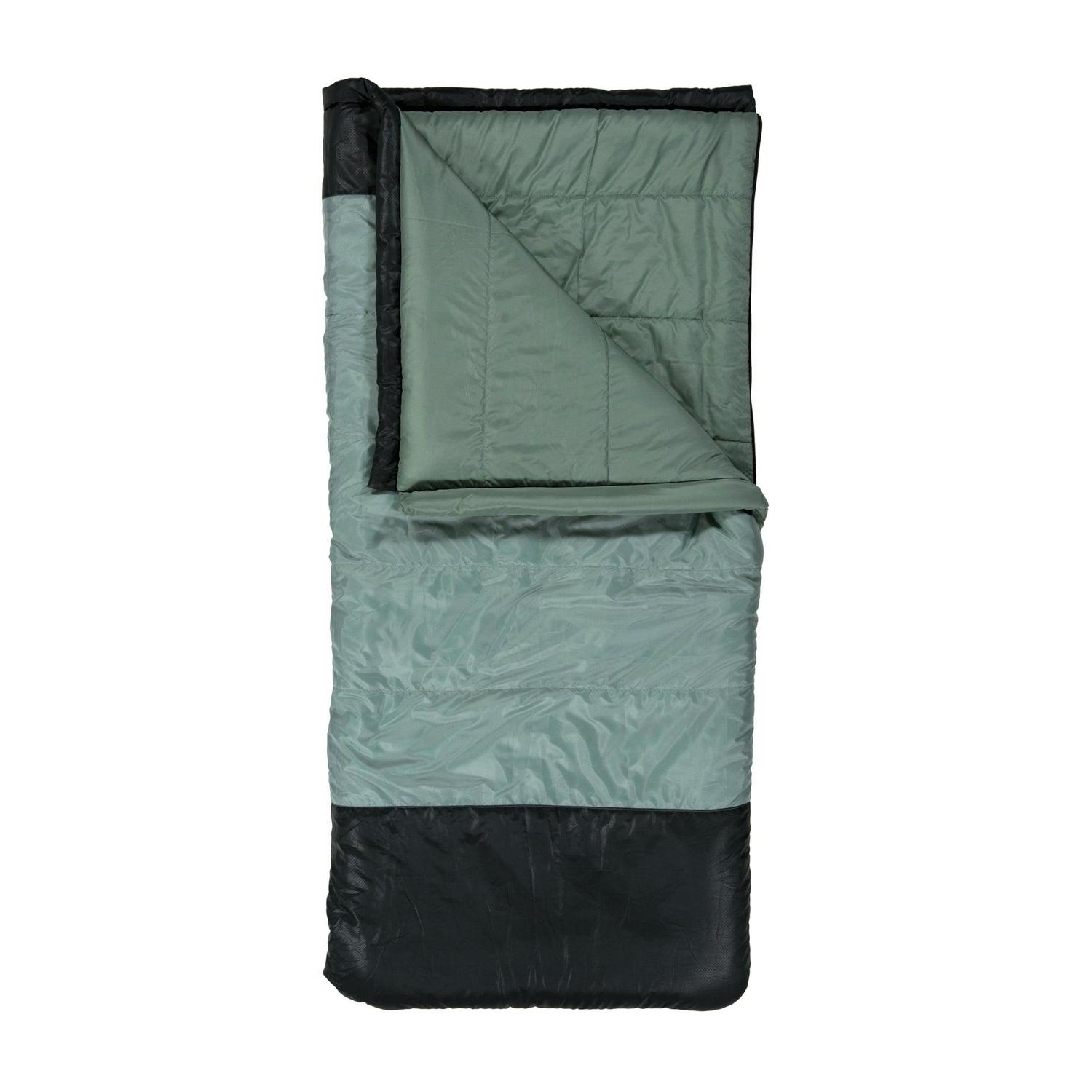 Wild Aspen 20 Degree Sleeping Bag - Large Rectangle (Green) - Image 2