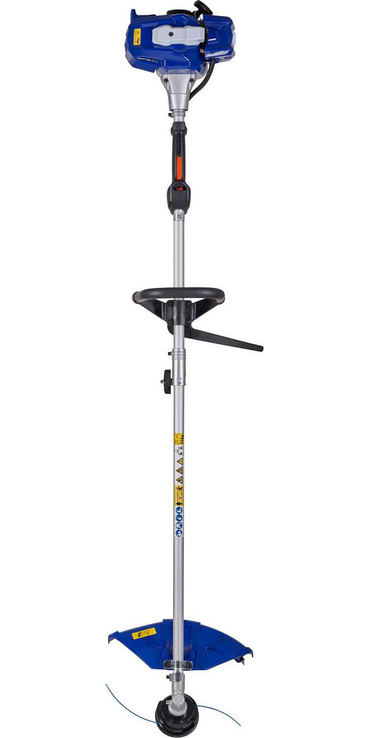 WILD BADGER POWER 26CC Weed Wacker Gas Powered, 3 in 1 String Trimmer/Edger 17'' with 10'' Brush Cutter,Rubber Handle & Shoulder Strap Included - Image 3