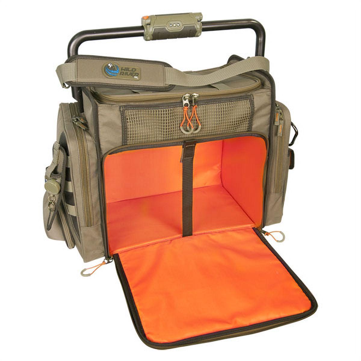Wild River Tackle Tek Frontier Lighted LED Bar Handle Tackle Bag with 5 Trays - Image 4
