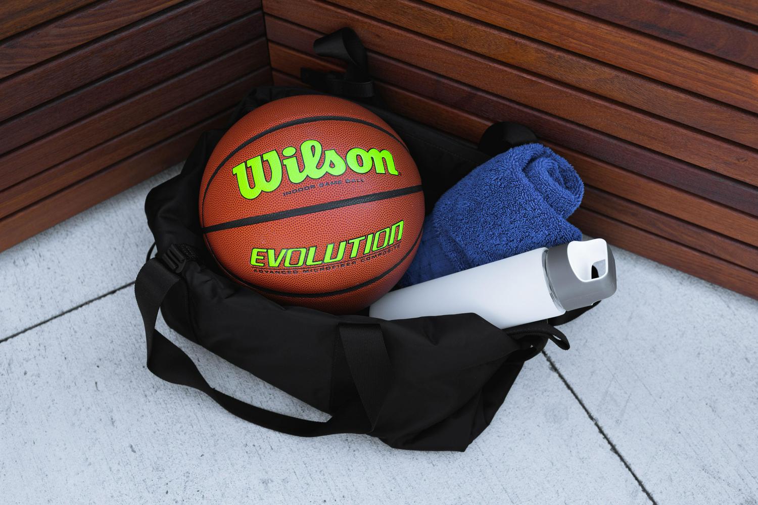 Wilson Evolution Indoor Game Basketball - Optic Yellow, Size 6 - 28.5" - Image 8