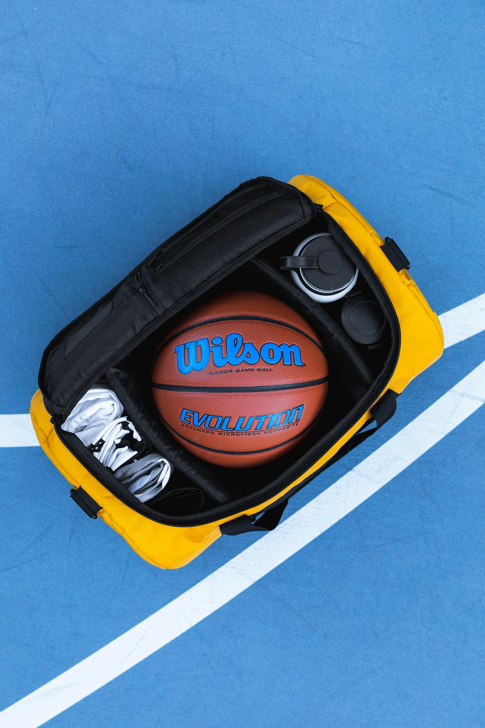 Wilson Evolution Indoor Game Basketball - Royal, Size 7 - 29.5" - Image 5
