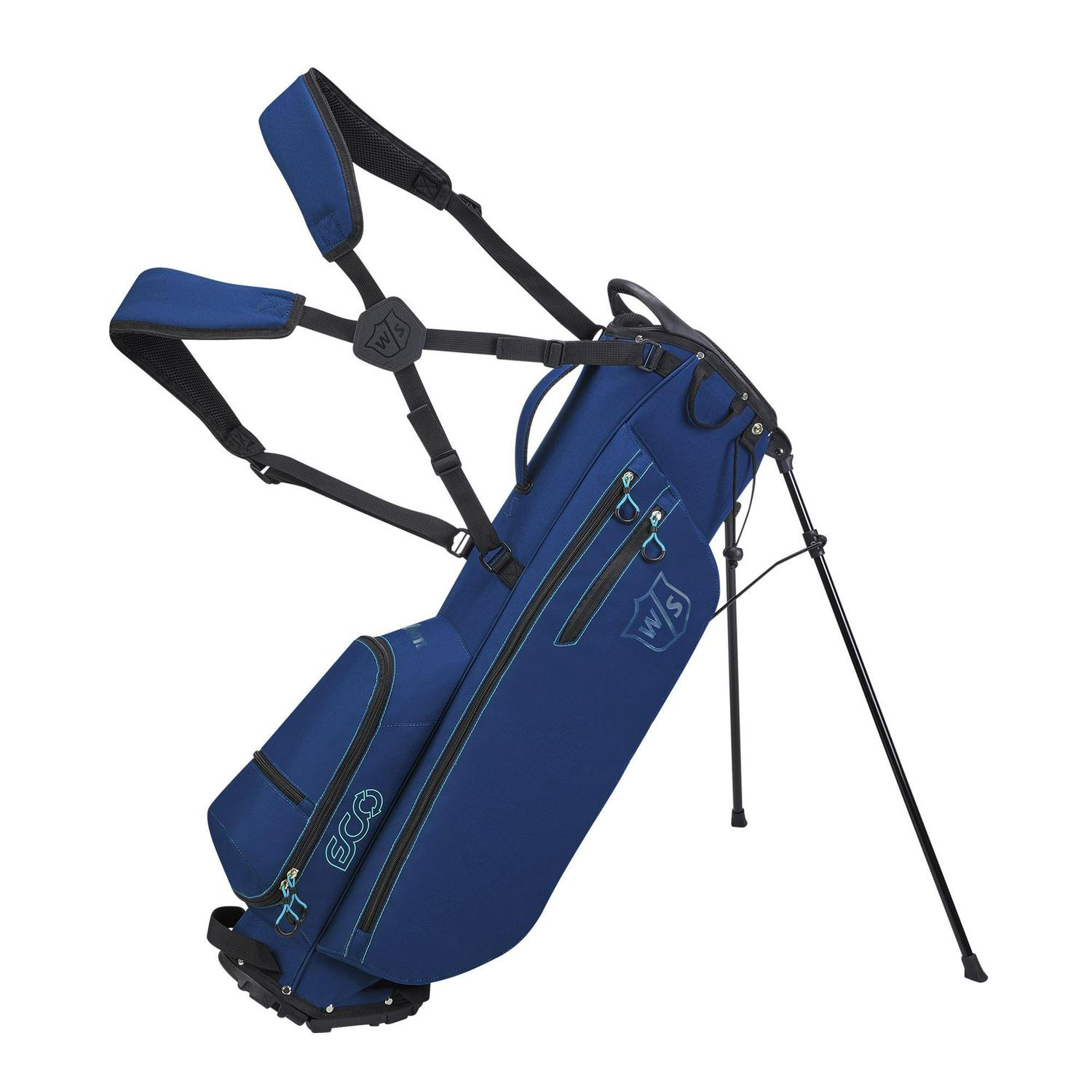 Wilson Stand Golf Club Bag, Recycled Material, 5 Pockets - Image 2