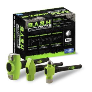 Wilton 11111 B.A.S.H 3-Piece Mechanics Hammer Kit