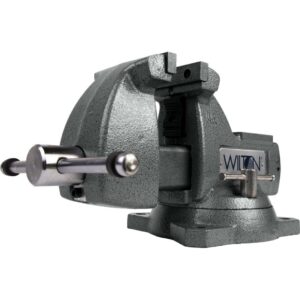 Wilton Tools 21300 4" Wide Jaw 4 1/2" Opening Steel Swivel Base Mechanics Vise