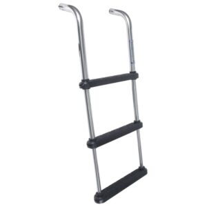Windline UP-3 Under Platform Telescoping 3-Step Ladder - Plastic Molded Steps