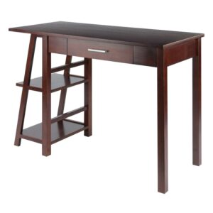 Winsome Wood Aldric Writing Desk, Walnut Finish