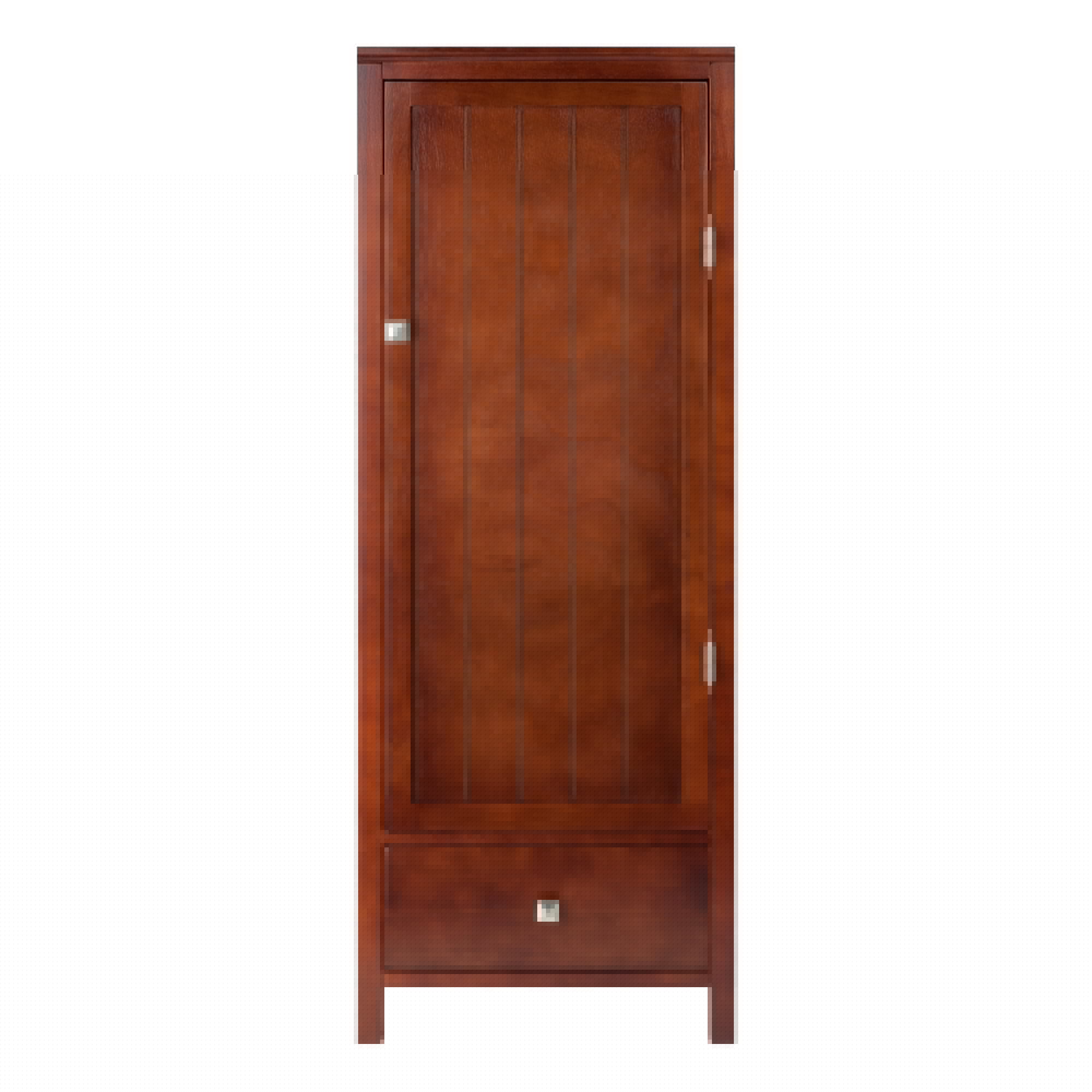 Winsome Wood Brooke Jelly Drawer and Shelves Cupboard, Walnut Finish - Image 2