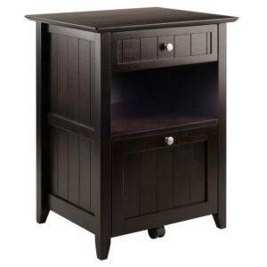 Winsome Wood Burke Home Office File Storage Cabinet, Coffee Finish