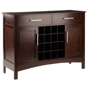 Winsome Gordon Buffet Cabinet, Sideboard, Cappuccino Finish