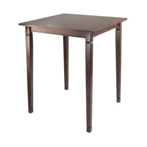 Winsome Wood Kingsgate High Table, Walnut Finish