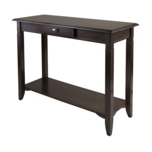 Winsome Wood Nolan Console, Hall Table, Cappuccino Finish