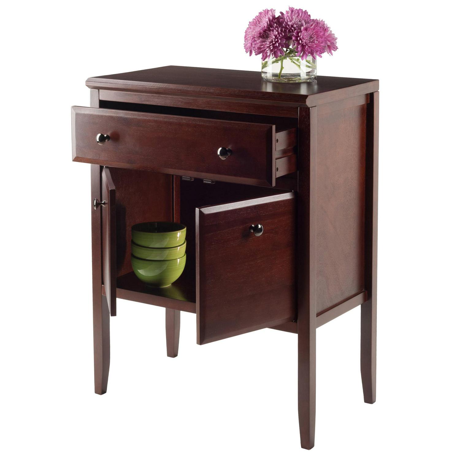 Winsome Wood Orleans Modular Buffet Cabinet, Sideboard, Cappuccino Finish - Image 8