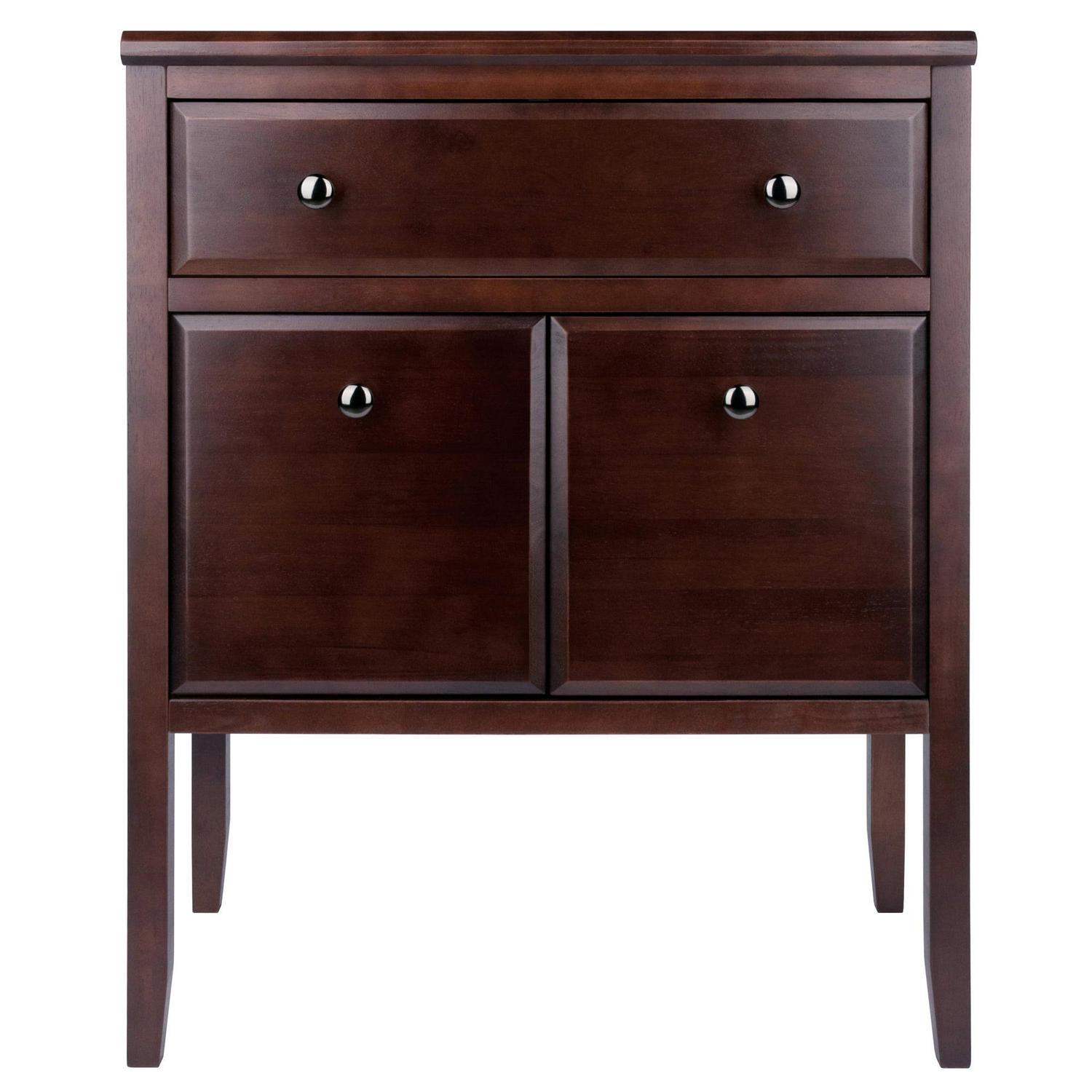 Winsome Wood Orleans Modular Buffet Cabinet, Sideboard, Cappuccino Finish - Image 3