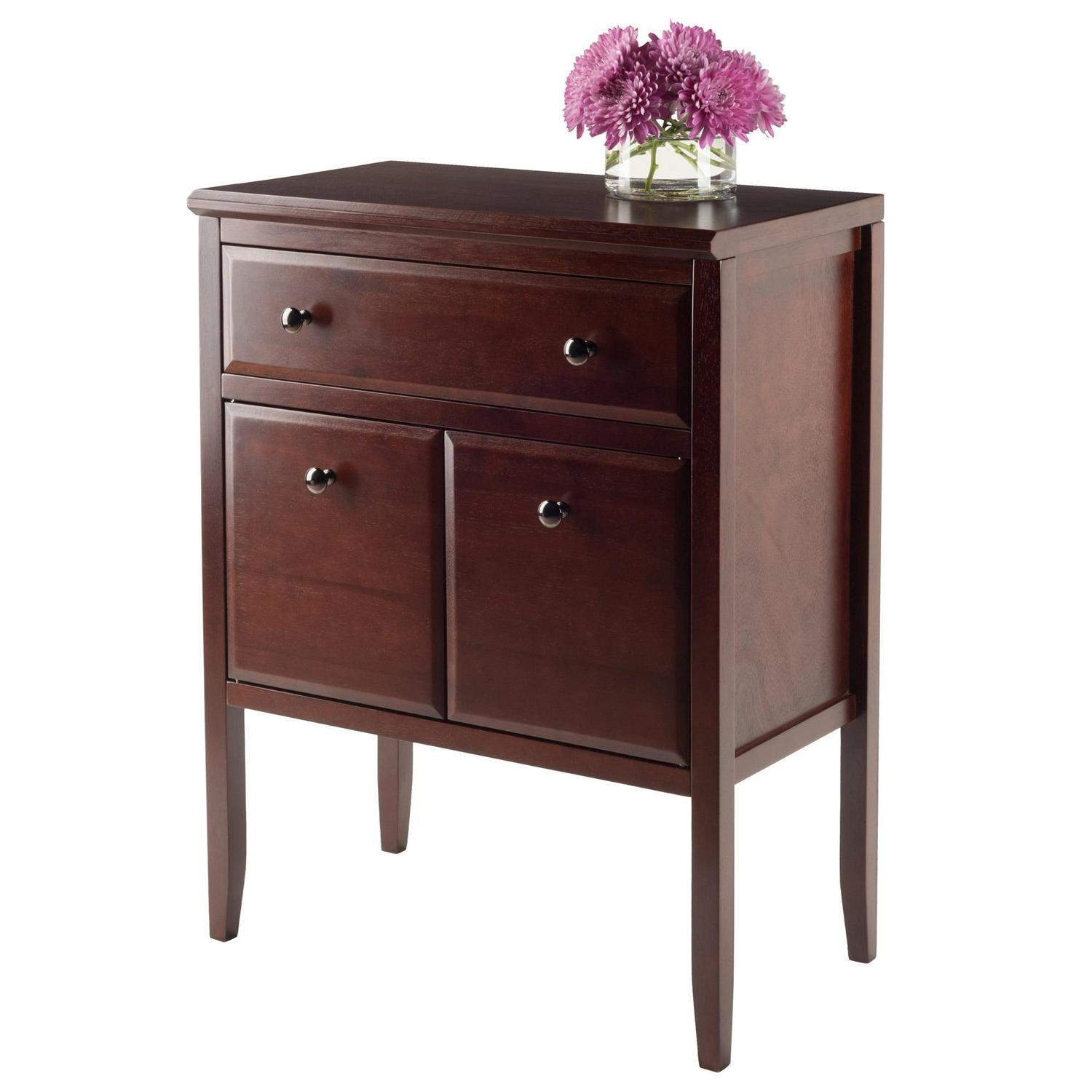 Winsome Wood Orleans Modular Buffet Cabinet, Sideboard, Cappuccino Finish - Image 6