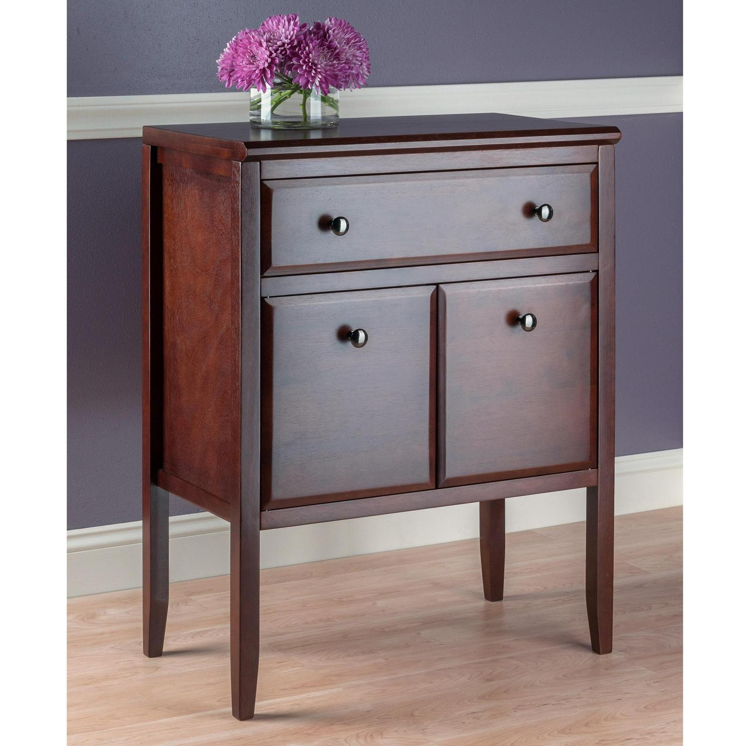 Winsome Wood Orleans Modular Buffet Cabinet, Sideboard, Cappuccino Finish - Image 9