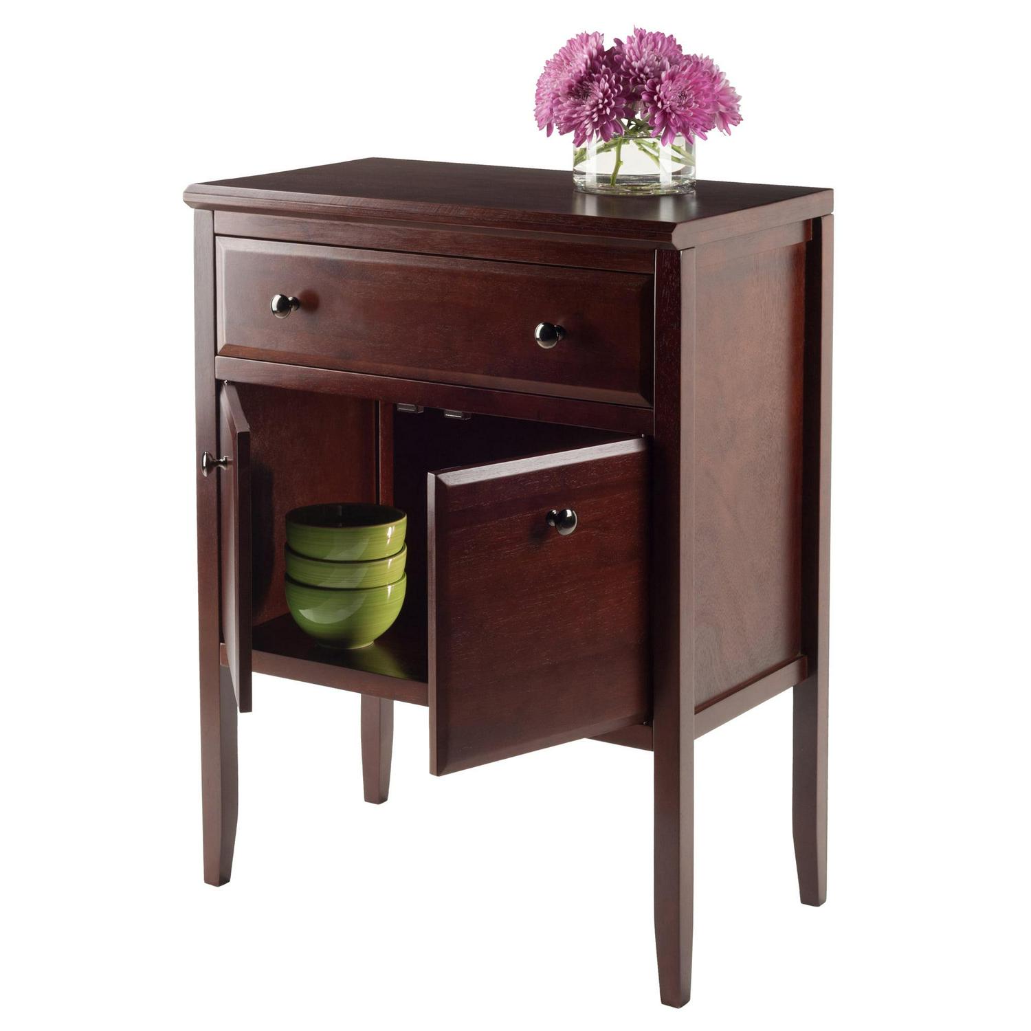 Winsome Wood Orleans Modular Buffet Cabinet, Sideboard, Cappuccino Finish - Image 7