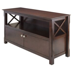 Winsome Xola TV Stand, Cappuccino Finish