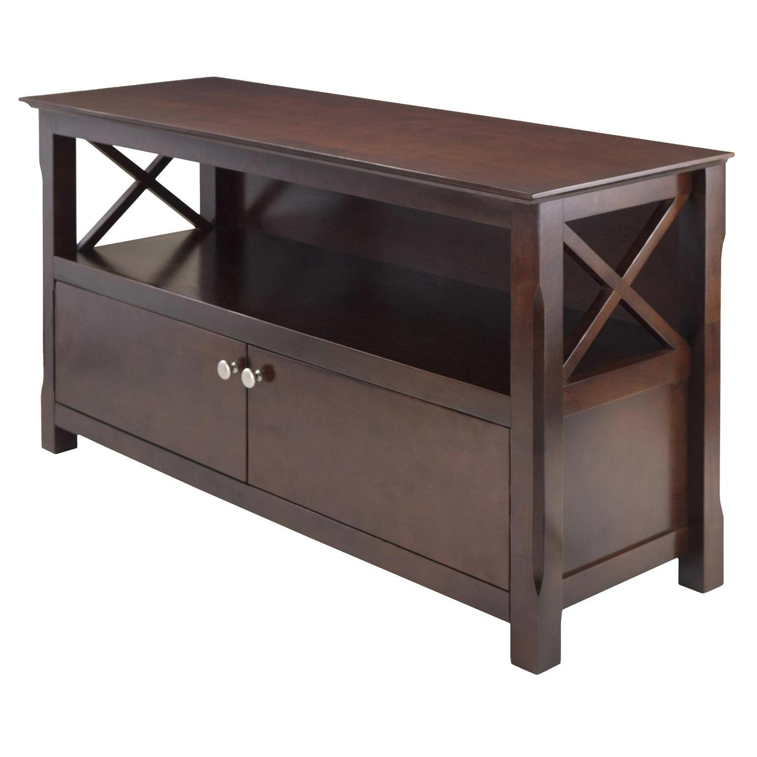 Winsome Xola TV Stand, Cappuccino Finish