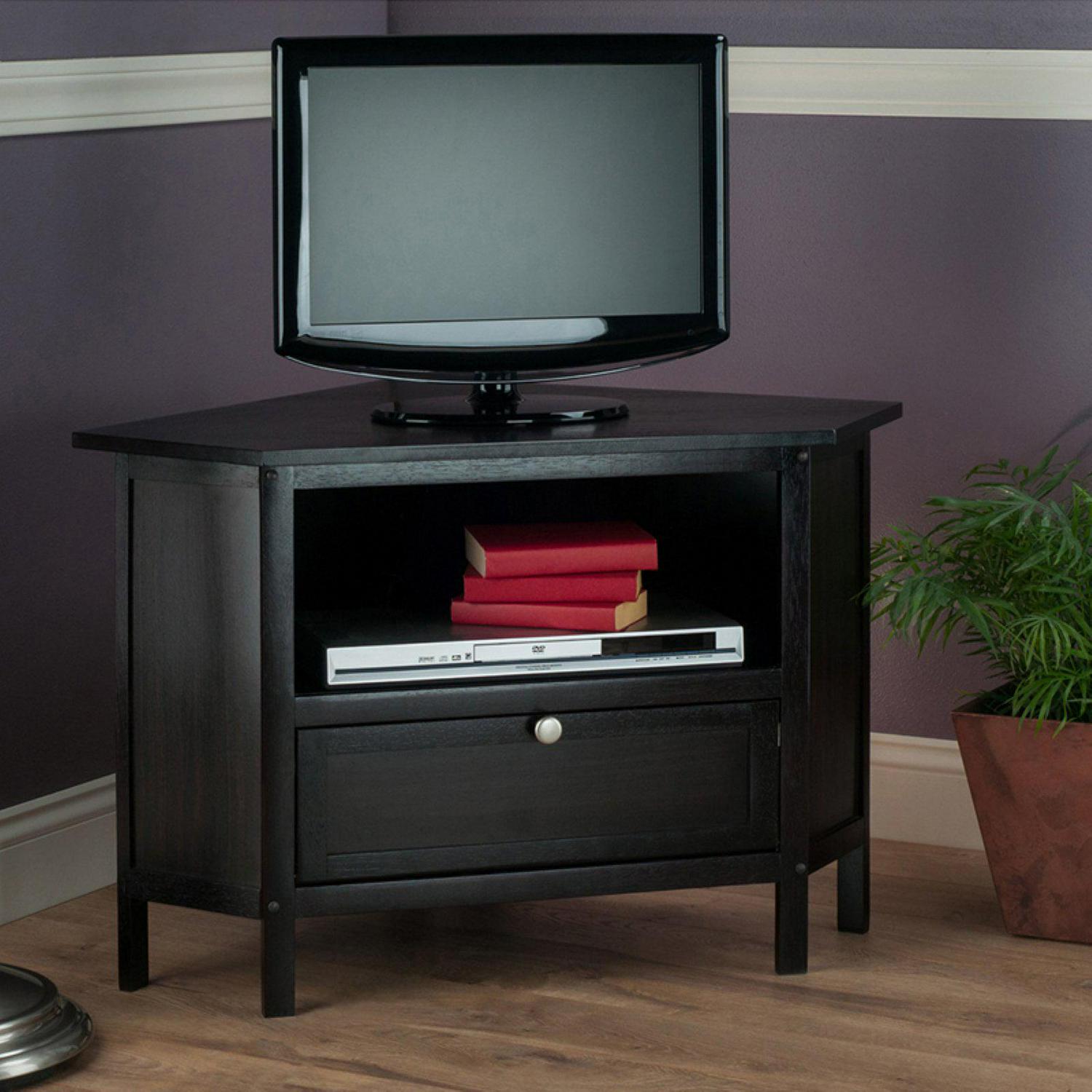 Winsome Zena Corner TV & Media Stand, Espresso Finish - Image 9