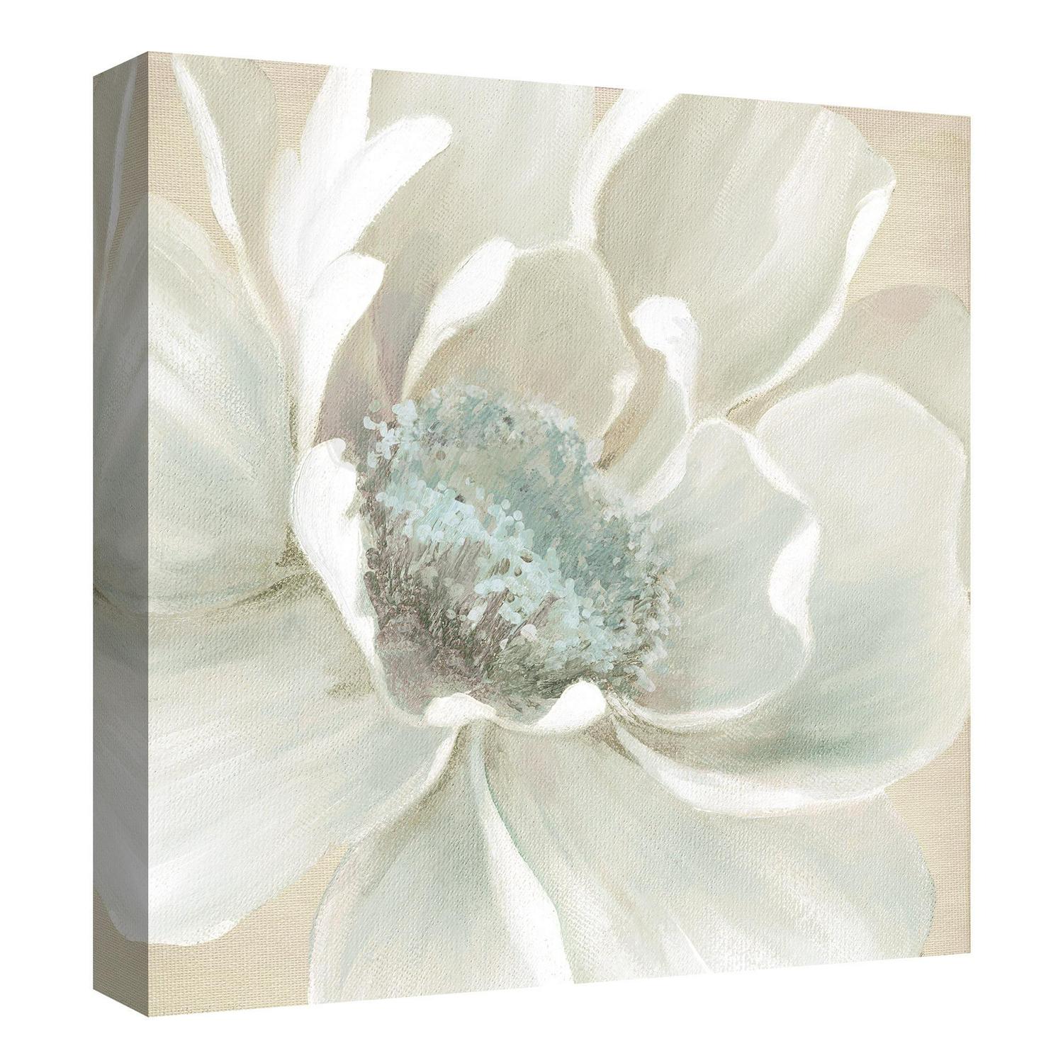 Winter Blooms I & II by Carol Robinson Wrapped Canvas Art Painting Print Set of 2 - Image 4