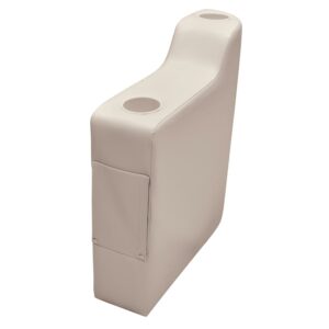 Wise 3009-1725 Premier Series Pontoon Left Radius Arm Rest, Mocha Java