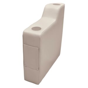 Wise 3010-1725 Premier Series Pontoon Right Radius Arm Rest, Mocha Java