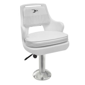 Wise 8WD015-710 Standard Pilot Chair with Cushions, Fixed Height Pedestal and Seat Slide