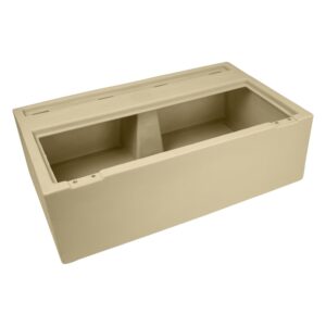 Wise 8WD100-1B-207 DLX Series 37" Pontoon Bench Seat - Base Only - Neutral