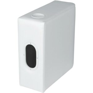 Wise 8WD110-204 Deluxe Pontoon Series Left Radius Arm Rest, White