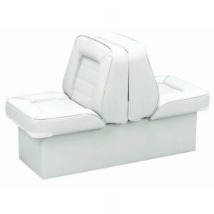 Wise 8WD505P-1-710 Bucket Style Back to Back Lounge Seat, White