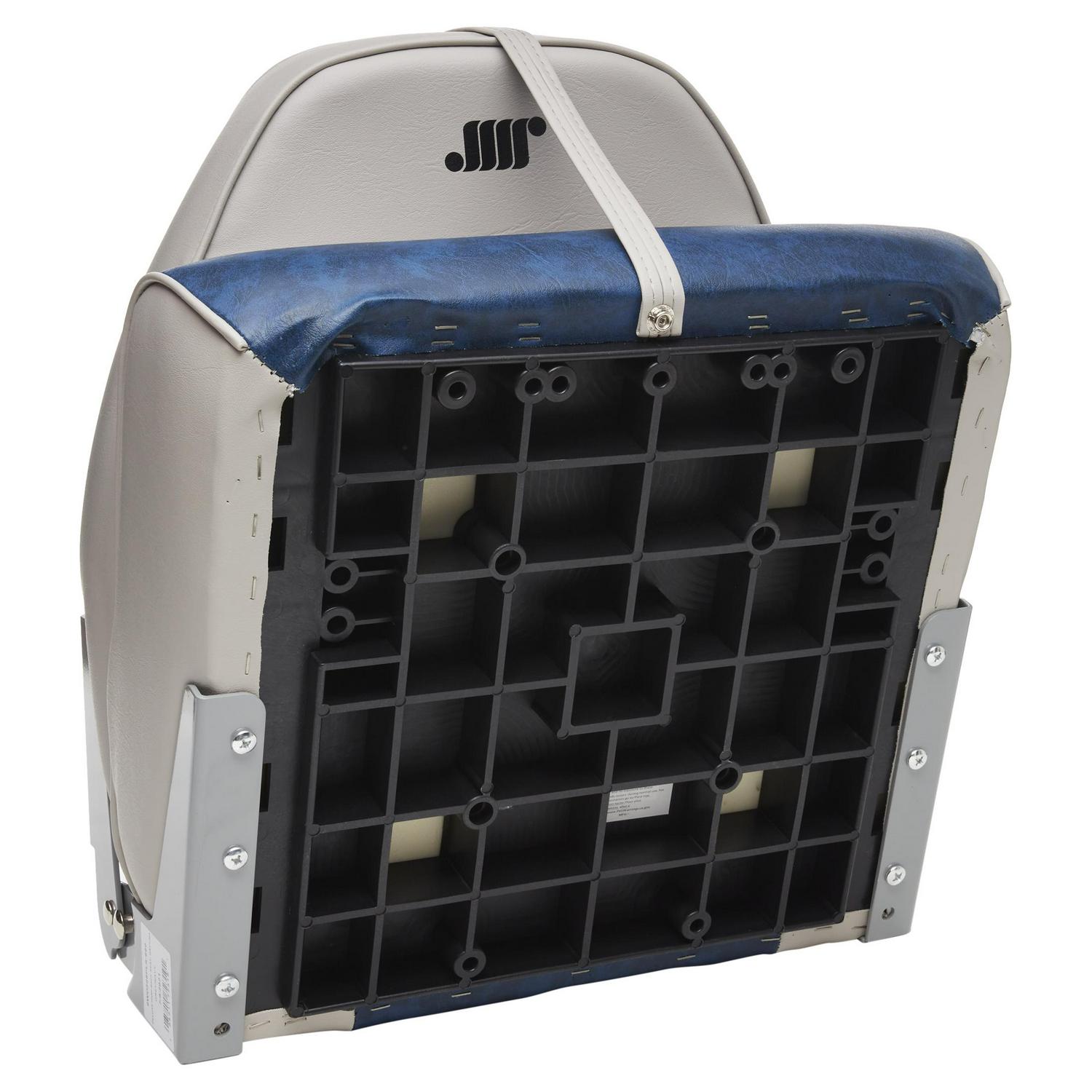 Wise Gray/Navy Weather-Resistant High Back Boat Seat - Image 4