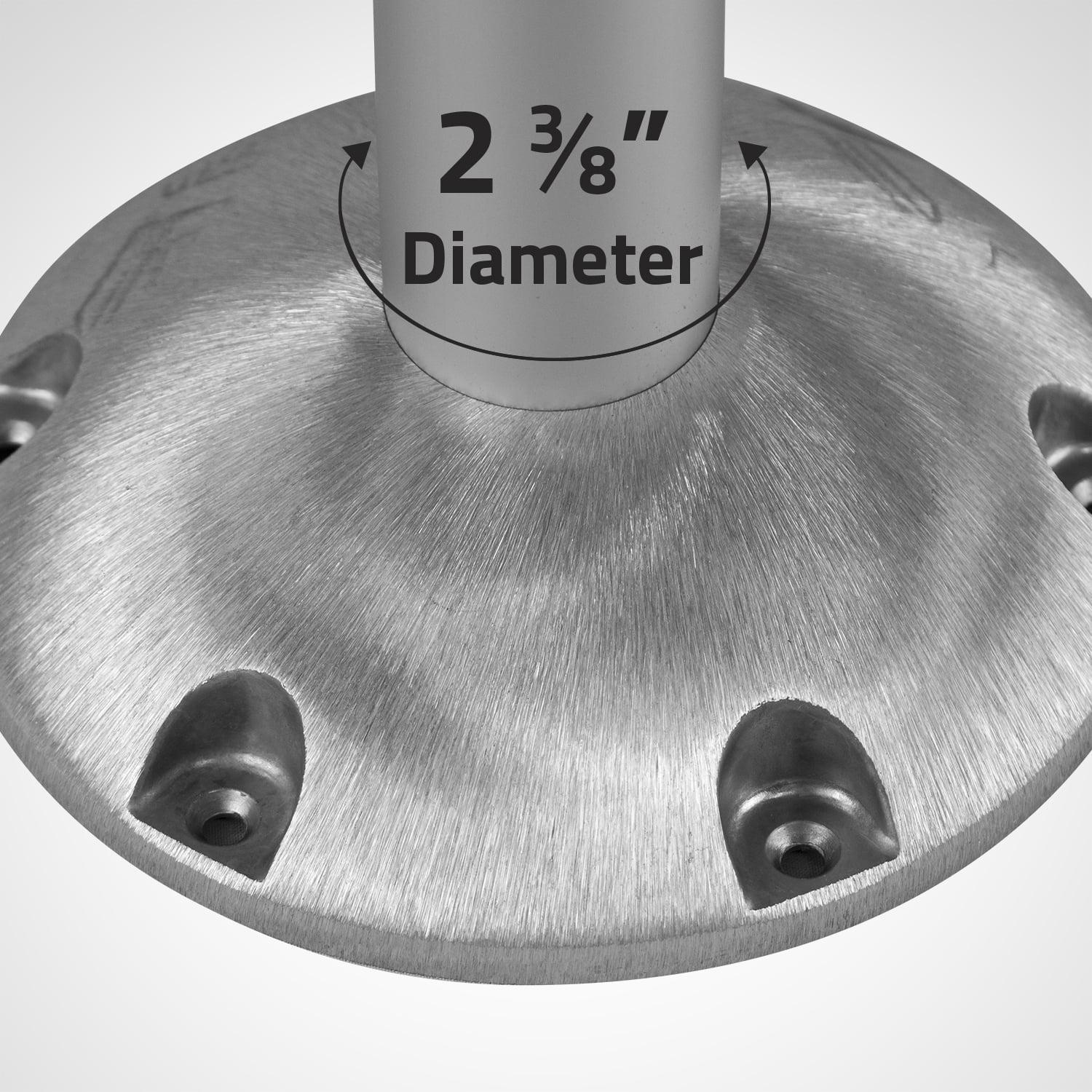 Wise 8WP24-15S Aluminum 15" Fixed Height Pedestal, ABYC Class AD Driver/Passenger - Image 2