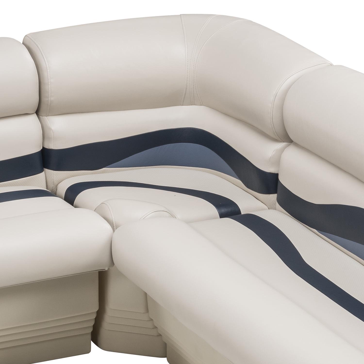 Wise BM11003-989 Premier Series 26" Pontoon Radius Corner Seat Cushion Set - Image 3