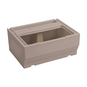 Wise BM1143-1B-1725 Premier Series Pontoon 27-Inch Bench Base Only, Mocha Java