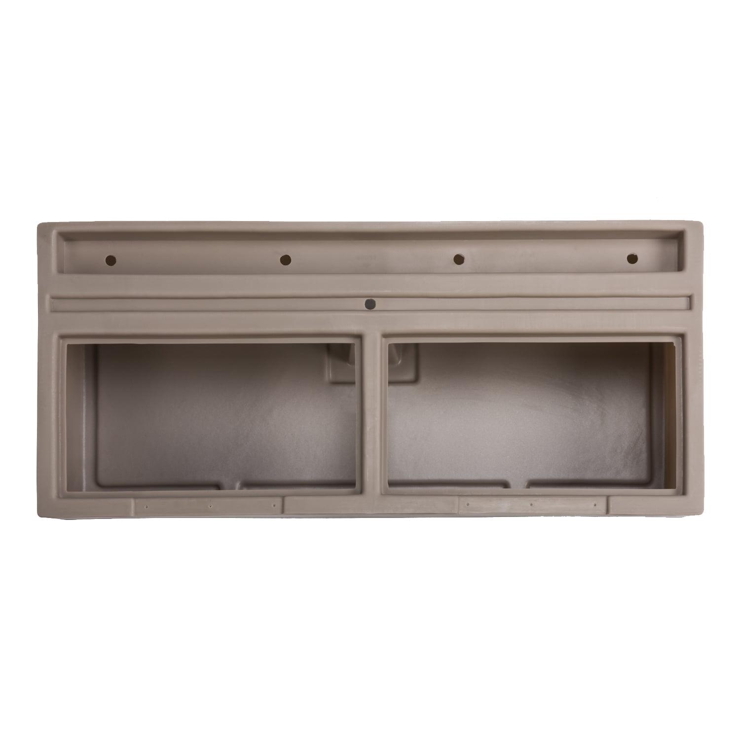 Wise BM1145-1B-1725 Premier Series Pontoon 50-Inch Bench Base Only, Mocha Java - Image 2