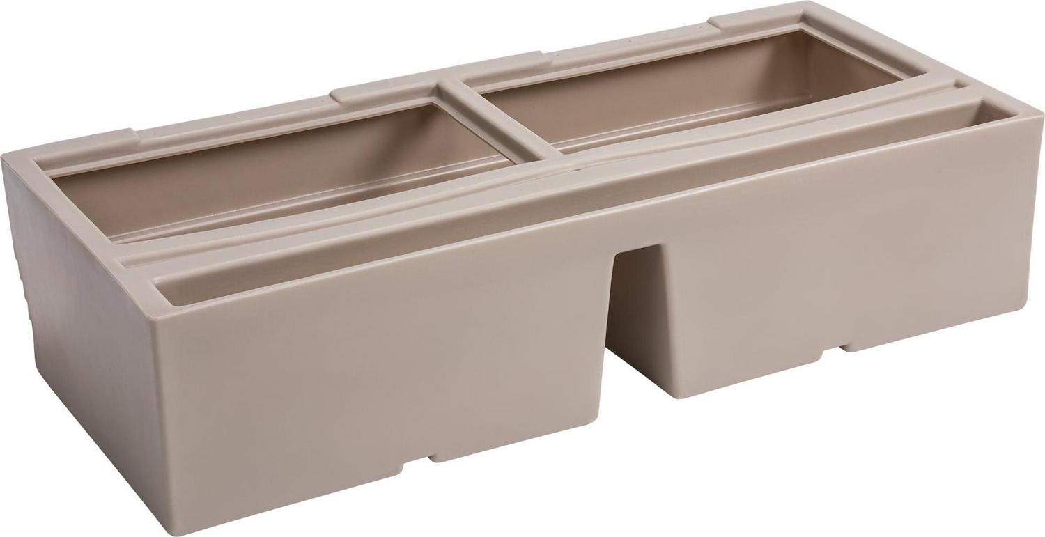 Wise BM1145-1B-1725 Premier Series Pontoon 50-Inch Bench Base Only, Mocha Java