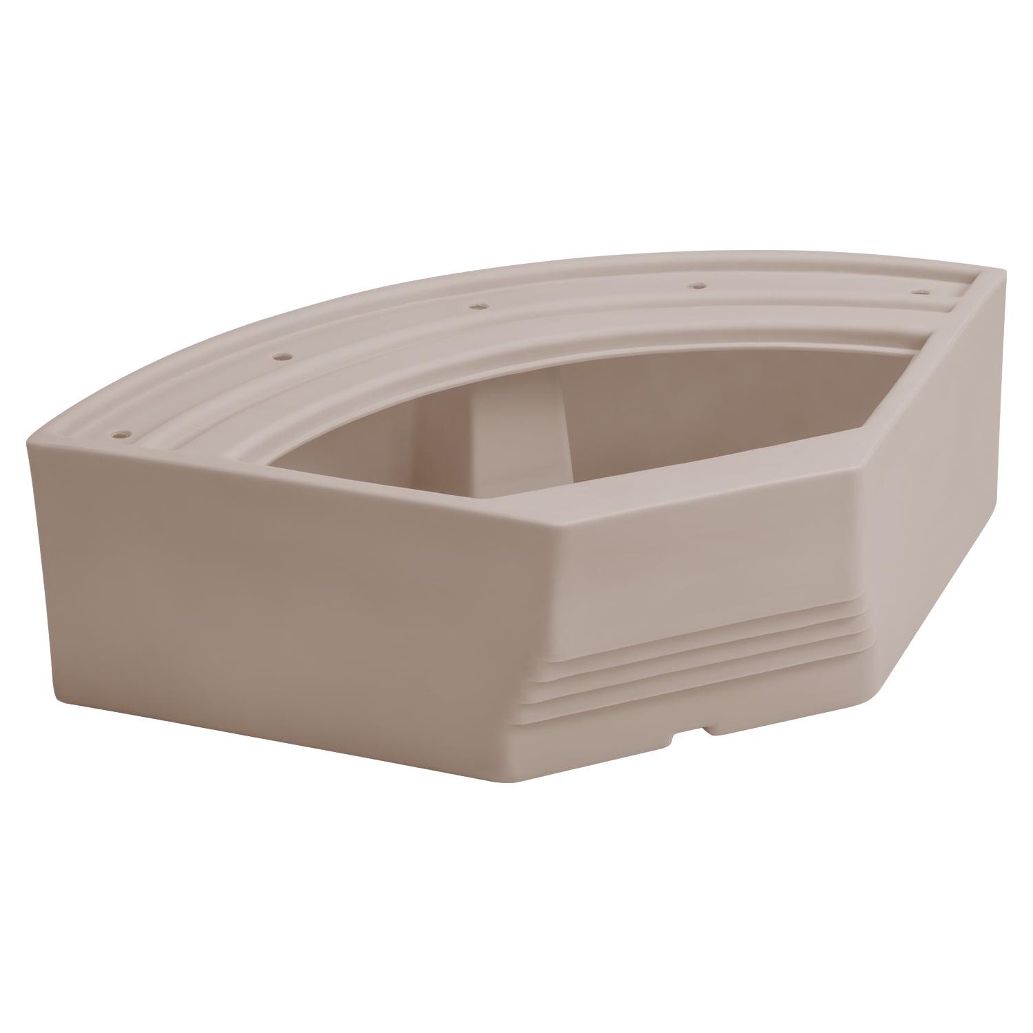 Wise BM1146-1B-1725 Premier Series Pontoon 32-Inch Bow Radius Corner Seat Base Only, Mocha Java