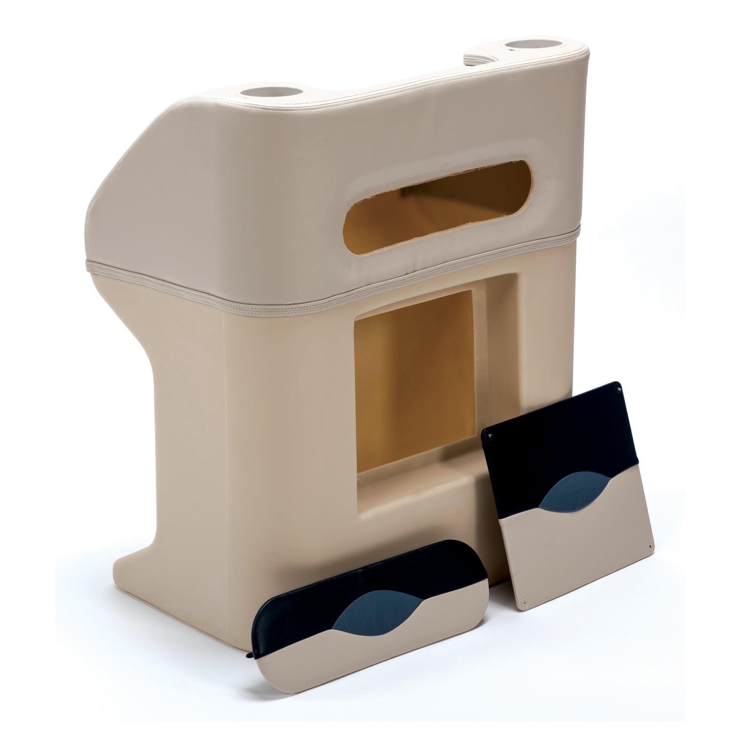 Wise BM1158-986 Premier Series Pontoon Helm Steering Console - Platinum / Spectra Navy / Cobalt - Image 3