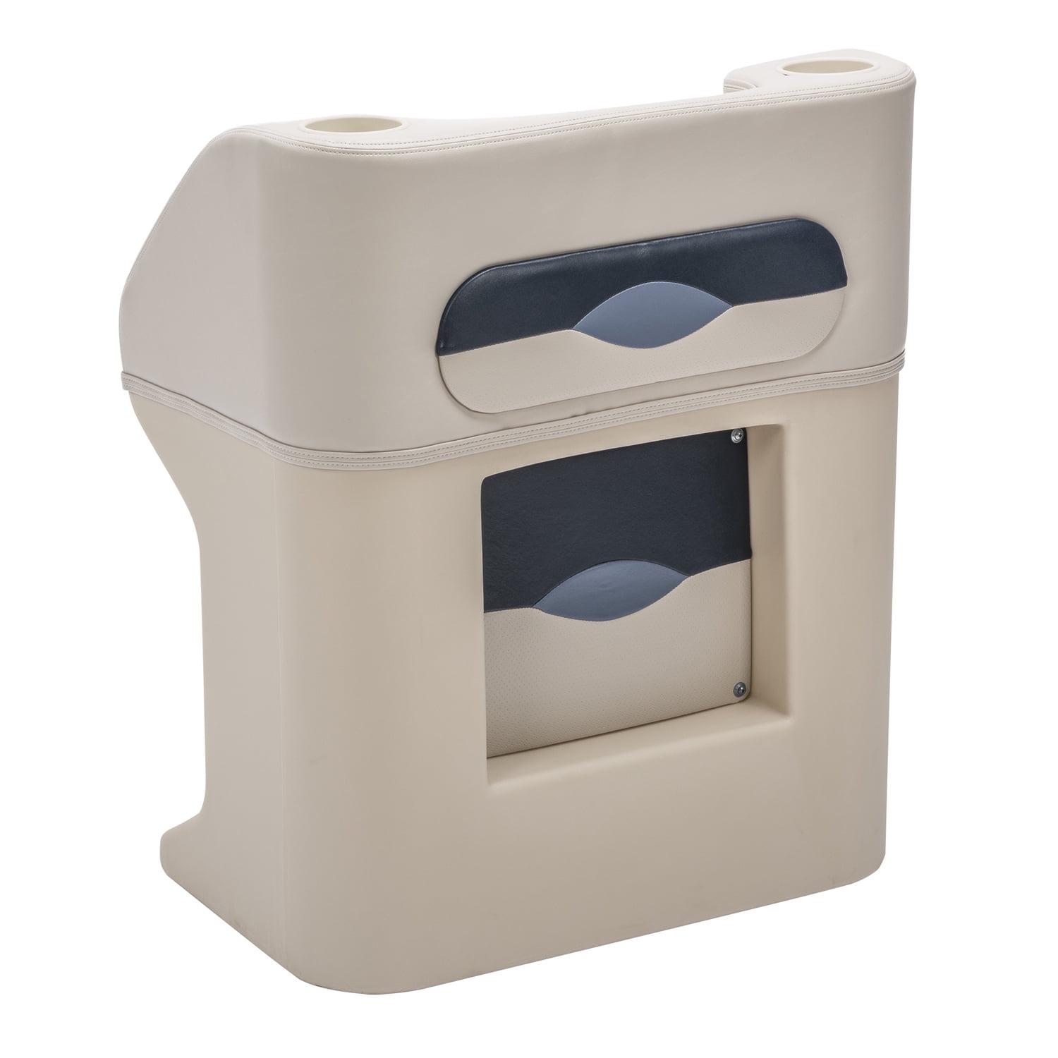 Wise BM1158-986 Premier Series Pontoon Helm Steering Console - Platinum / Spectra Navy / Cobalt