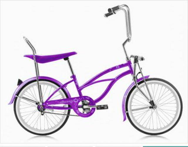 Wonder Wheels 20 In. Beach Cruiser Lowrider Coaster Brake Single Speed Bicycle, Bike With Banana Seat Stainless Steel Spokes One Piece Crank Alloy Rims 36 H - Purple - Image 8
